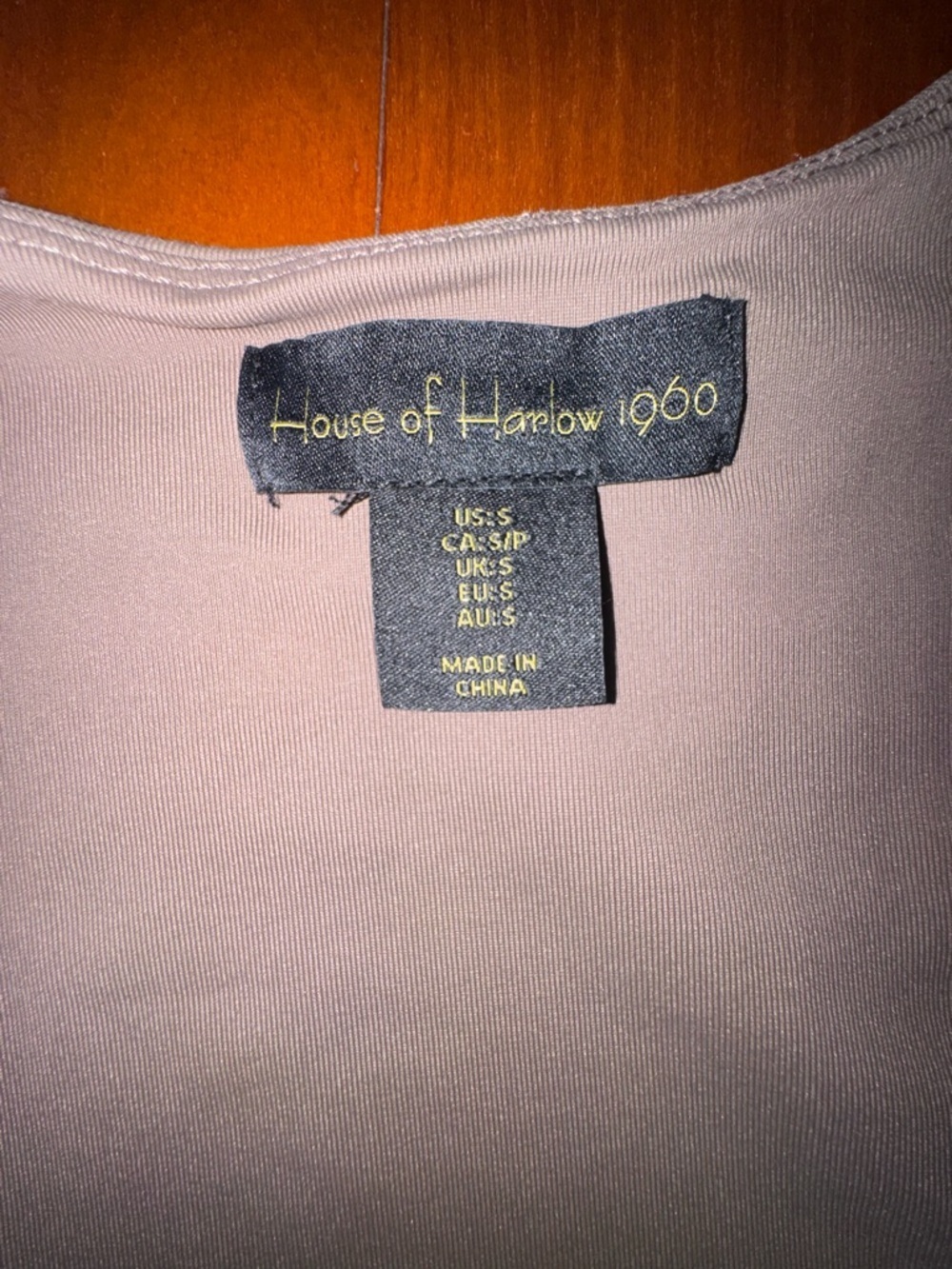 House of Harlow 1960 sleeveless square-neck bodysuit size S - Picture 5 of 9